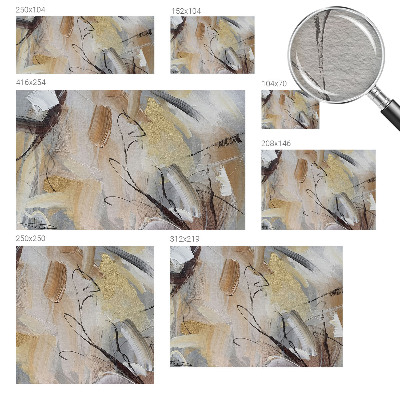 Groot fotobehang Abstracte compositie