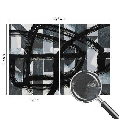 Vlies fotobehang Expressieve geometrie