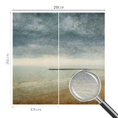 Vliesbehang fotobehang met een nostalgisch landschap
