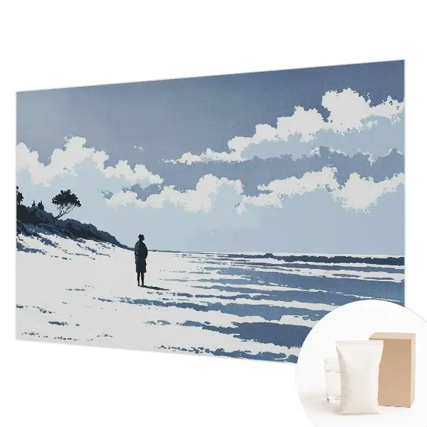 Fotobehang vlies met het motief 'Stilte op het strand'