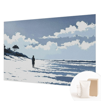 Fotobehang vlies met het motief 'Stilte op het strand'