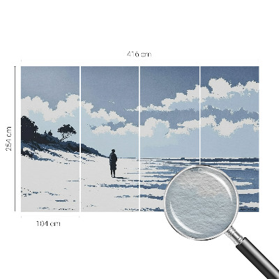 Fotobehang vlies Stilte op het strand