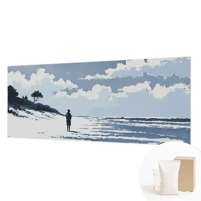 Fotobehang vlies met het motief 'Stilte op het strand'