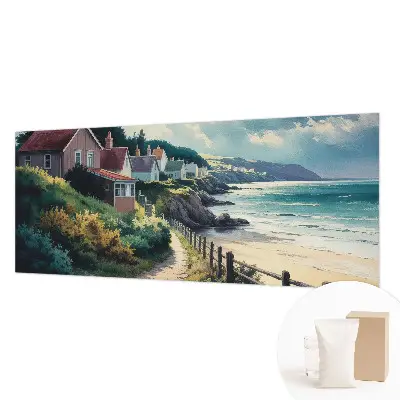 Vlies fotobehang op maat met het Klifhuizen-motief