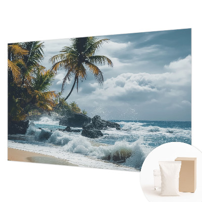 Fotobehang met een exotisch strandmotief