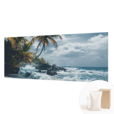 Fotobehang met een exotisch strandmotief