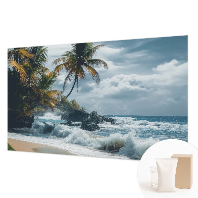 Fotobehang met een exotisch strandmotief