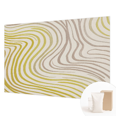 Vliesbehang fotobehang woonkamer met een vloeibare, elegante uitstraling