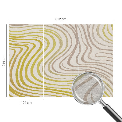Vliesbehang fotobehang woonkamer met een vloeibare, elegante uitstraling