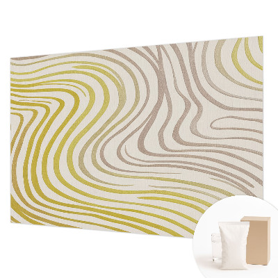 Vliesbehang fotobehang woonkamer met een vloeibare, elegante uitstraling