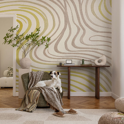 Vliesbehang fotobehang woonkamer Vloeibare elegantie