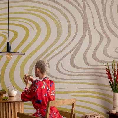 Vliesbehang fotobehang woonkamer Vloeibare elegantie