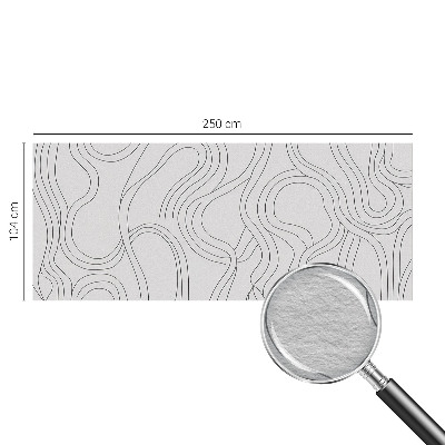 Muur behang Organische lijnen
