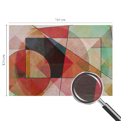 Behang met print Geometrische abstractie
