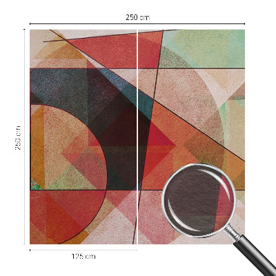 Behang met print Geometrische abstractie