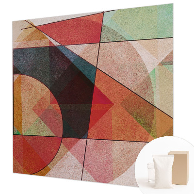 Behang met print Geometrische abstractie
