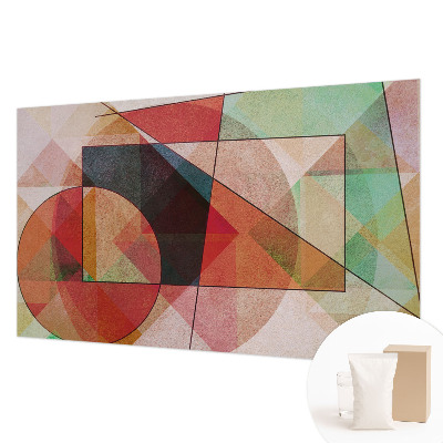 Behang met print Geometrische abstractie