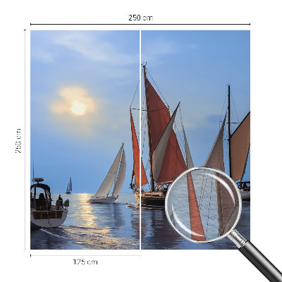 Fotobehang op maat Zeilavontuur