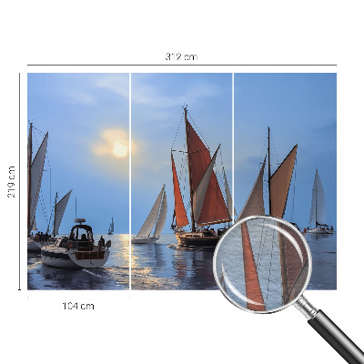 Fotobehang op maat Zeilavontuur