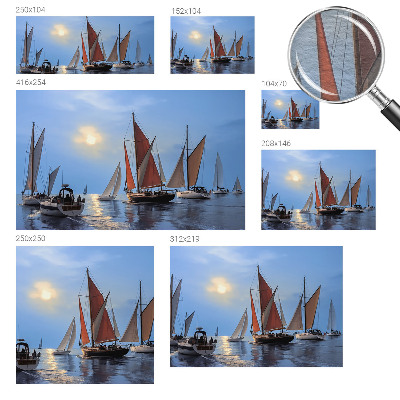 Fotobehang op maat Zeilavontuur