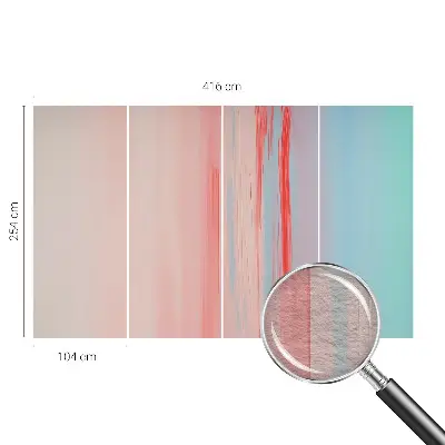 Naadloos fotobehang in de kleuren van harmonie