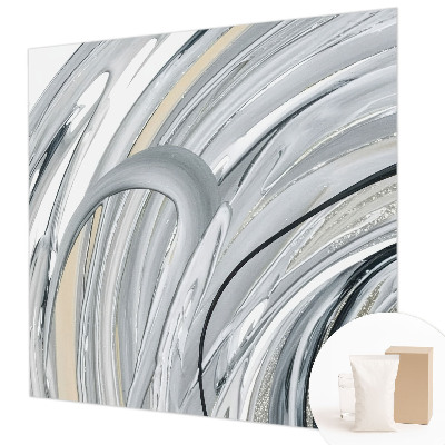 Fotobehang woonkamer met abstract marmeren motief