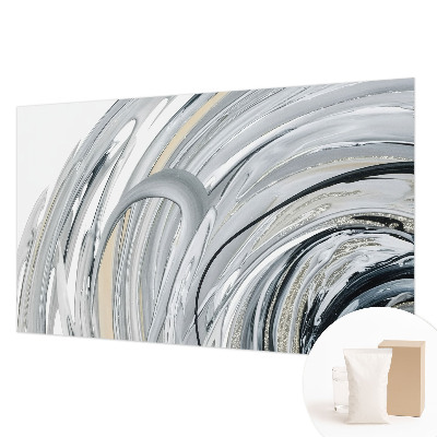 Fotobehang woonkamer met abstract marmeren motief