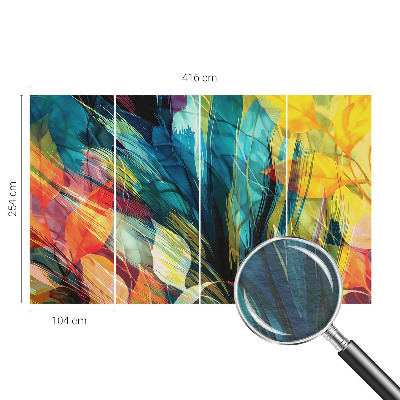 Luxe fotobehang Abstracte bladeren
