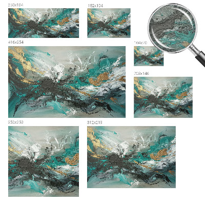 Premium fotobehang Artistieke wervelwind