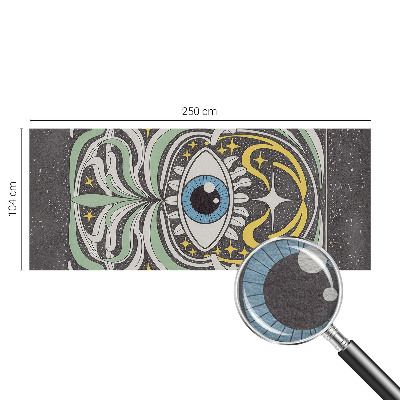 Kwalitatief fotobehang Symmetrisch oog