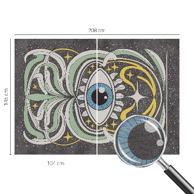 Kwalitatief fotobehang Symmetrisch oog