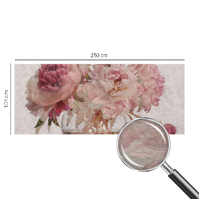 Uniek fotobehang Pioenroos Charme