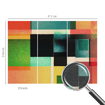 Vliesbehang fotobehang Geometrische abstractie