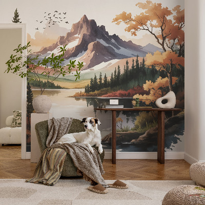 Fotobehang vliesbehang Bergherfst