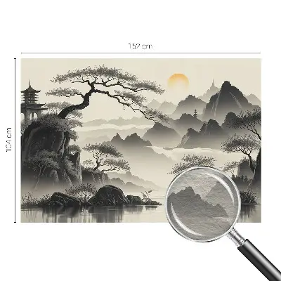 Fotobehang vlies met een oosters landschap