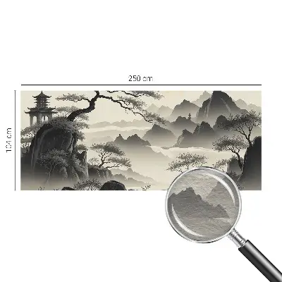 Fotobehang vlies met een oosters landschap