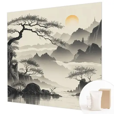 Fotobehang vlies met een oosters landschap
