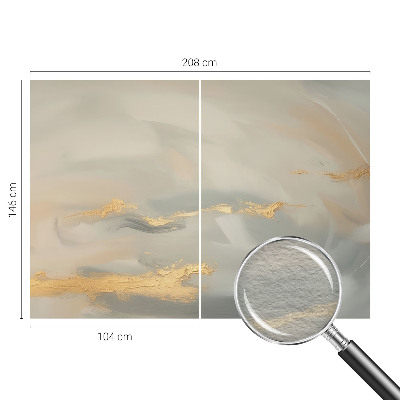 Vlies fotobehang op maat Zachte strepen