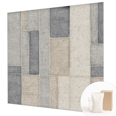 Fotobehang met een geometrisch mozaïekpatroon