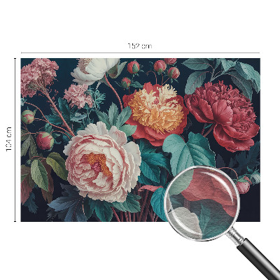 Fotobehang op maat met kleurrijke bloemen