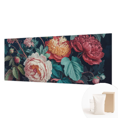 Fotobehang op maat met kleurrijke bloemen