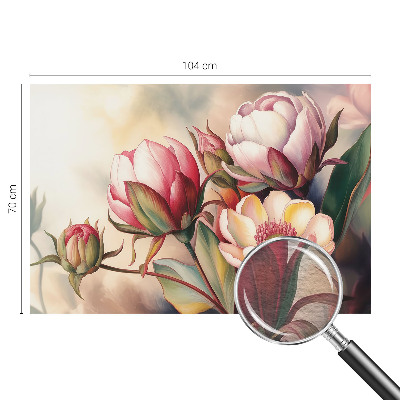 Naadloos fotobehang Een boeket bloemen