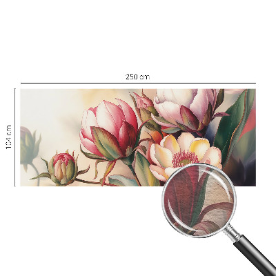 Naadloos fotobehang Een boeket bloemen