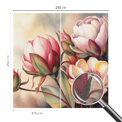 Naadloos fotobehang Een boeket bloemen