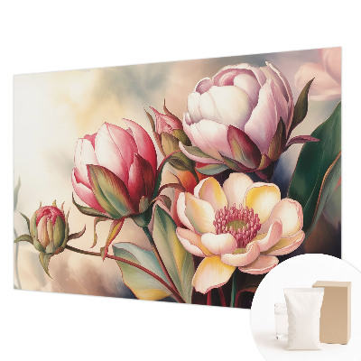 Naadloos fotobehang Een boeket bloemen