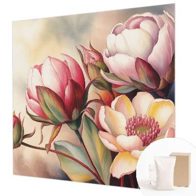 Naadloos fotobehang Een boeket bloemen