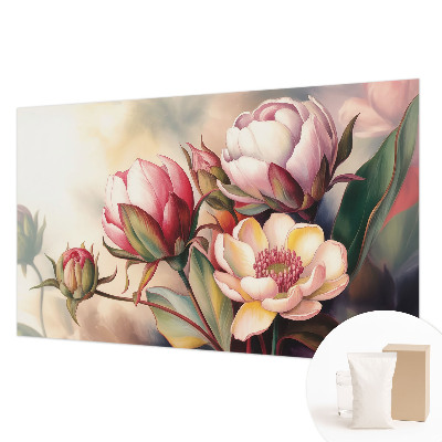 Naadloos fotobehang Een boeket bloemen