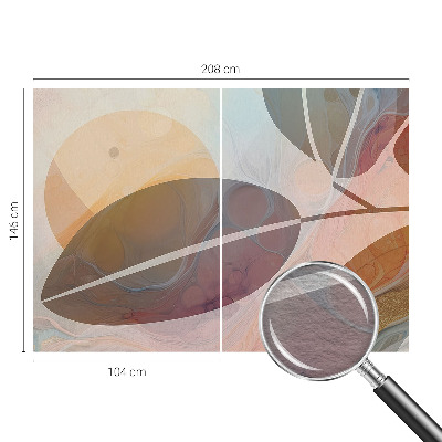 Fotobehang woonkamer Harmonieuze bladeren