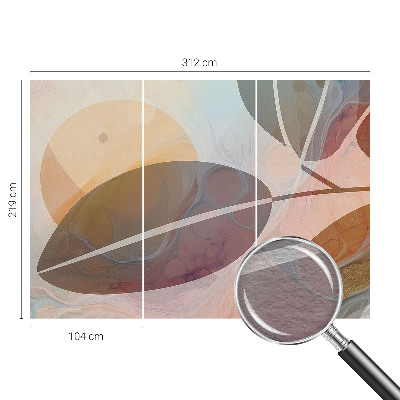 Fotobehang woonkamer Harmonieuze bladeren