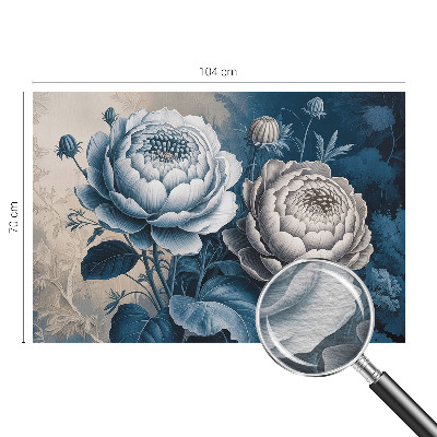Fotobehang voor de slaapkamer Romantische bloemen